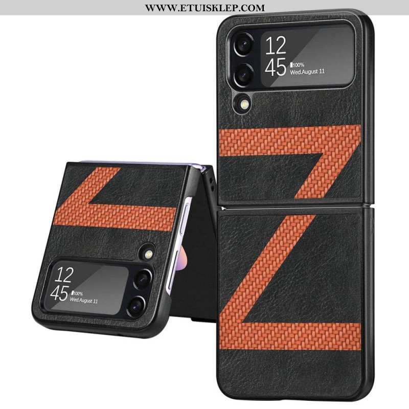 Etui do Samsung Galaxy Z Flip 4 Etui Folio Stylowa Skórzana Konstrukcja Z